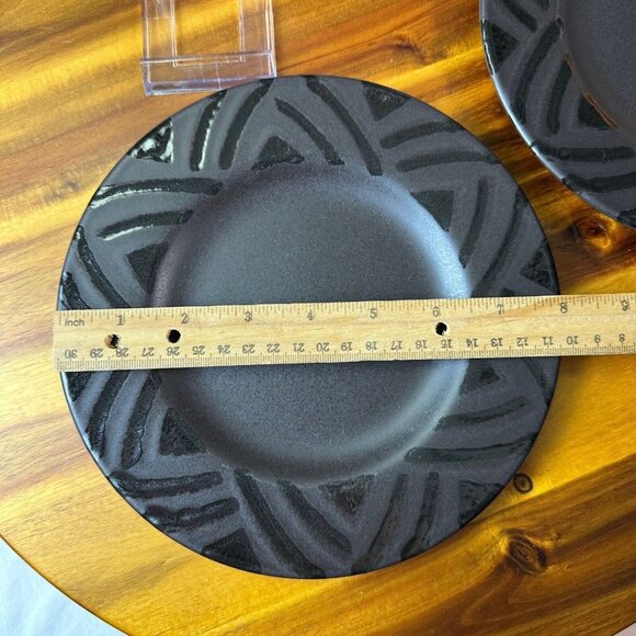 Pfalzgraff Midnight Sun Salad/Luncheon Plates 8” Excellent Condi Set 2 Retired - Picture 5 of 8